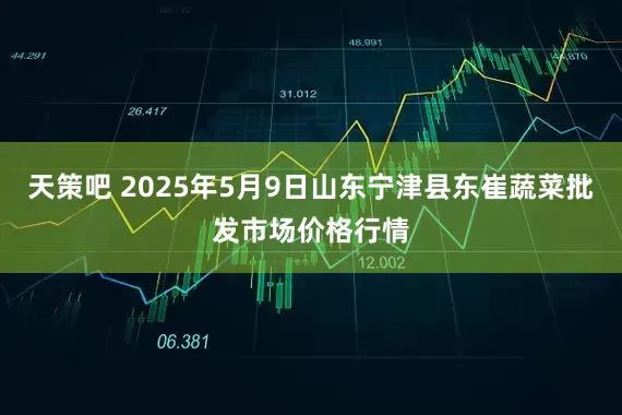 天策吧 2025年5月9日山东宁津县东崔蔬菜批发市场价格行情